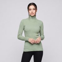 پلیور یقه اسکی زنانه مدل B10036 طوسی - سبز - تصویر ۱