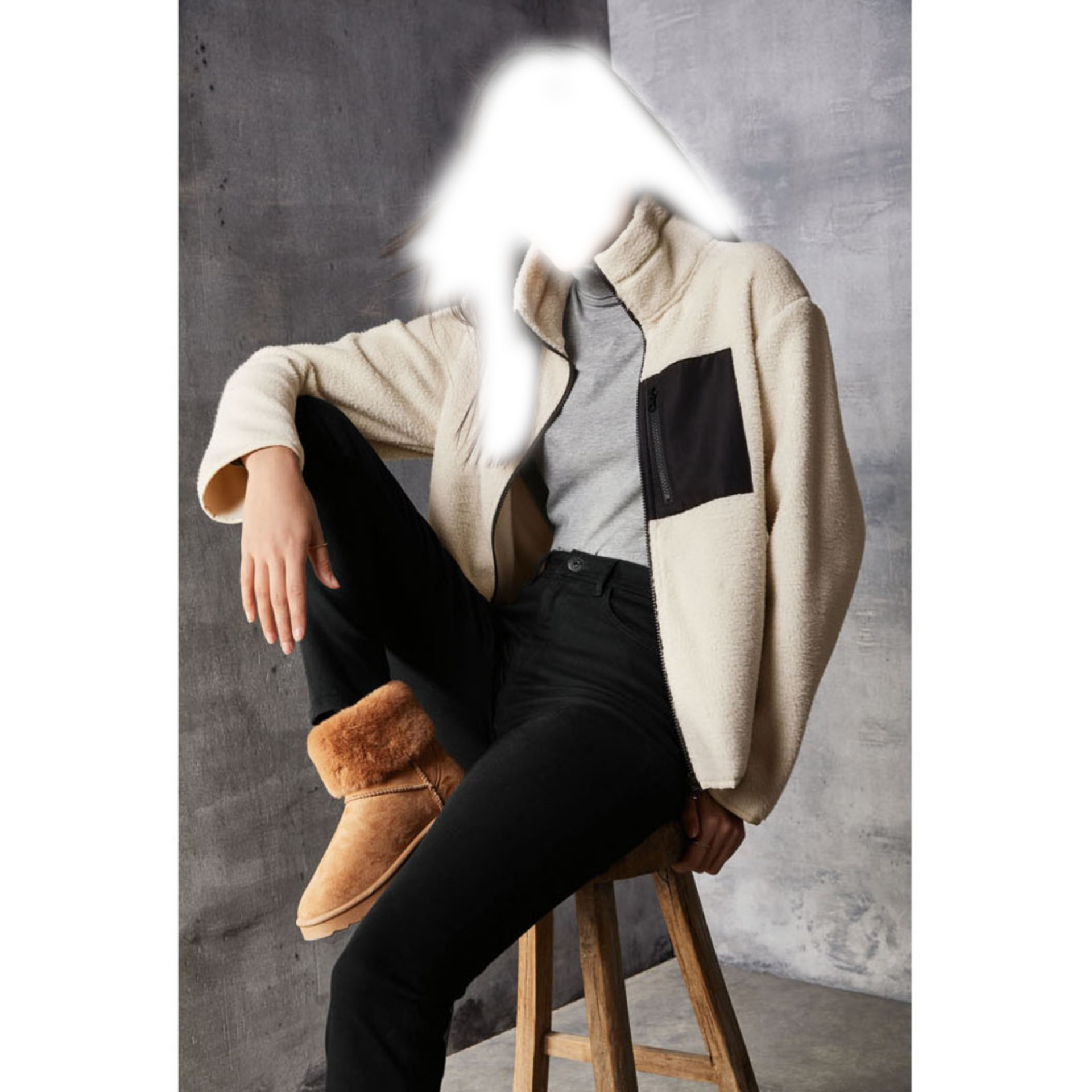 سویشرت زنانه اسمارا LS373 مدل LS373 کرم - تصویر ۶